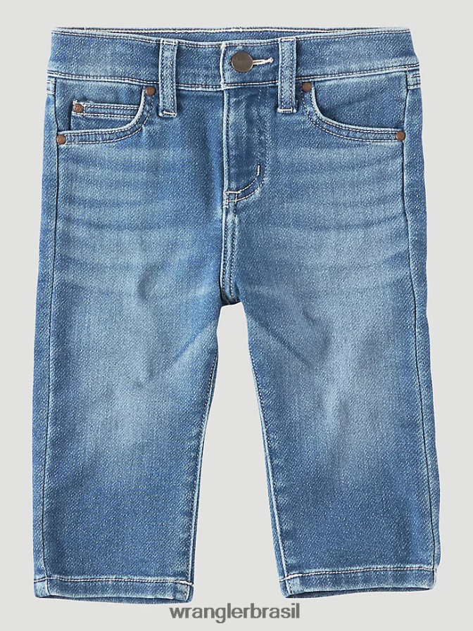 Wrangler calça jeans clássica stretch bootcut cinco estrelas índigo fresco (6brlwfs) Rapazes roupas 00LN6N997