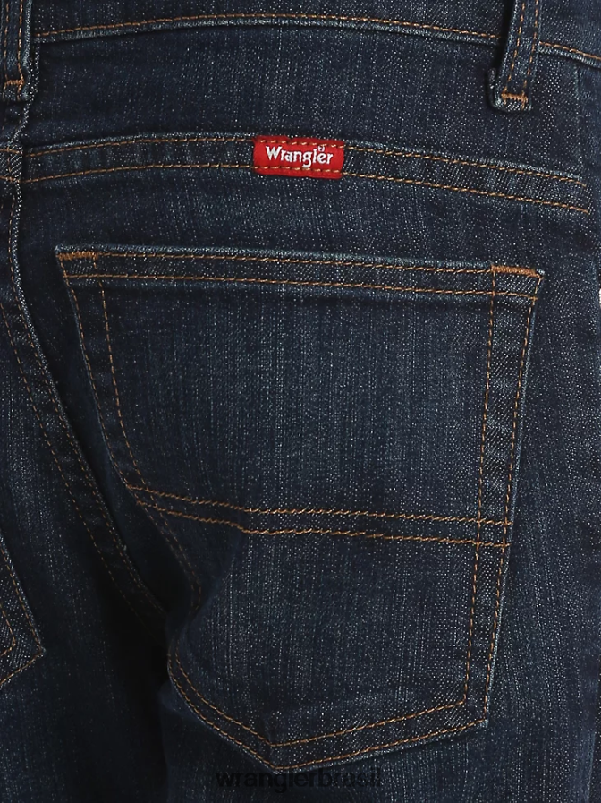 Wrangler calça jeans clássica stretch bootcut cinco estrelas índigo fresco (6brlwfs) Rapazes roupas 00LN6N997