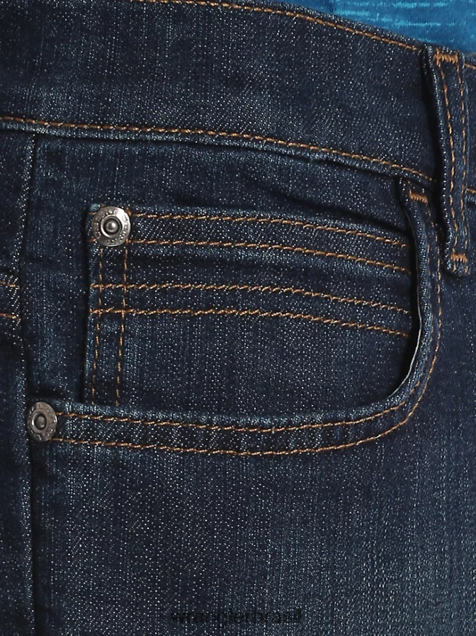Wrangler calça jeans clássica stretch bootcut cinco estrelas índigo fresco (6brlwfs) Rapazes roupas 00LN6N997