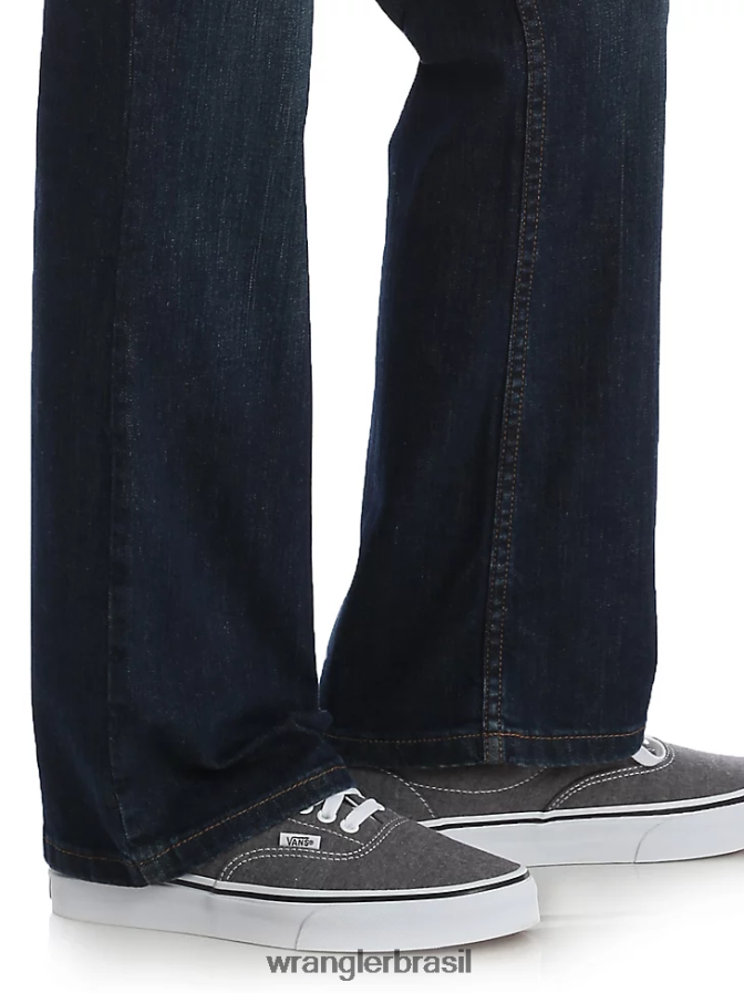 Wrangler calça jeans clássica stretch bootcut cinco estrelas índigo fresco (6brlwfs) Rapazes roupas 00LN6N997