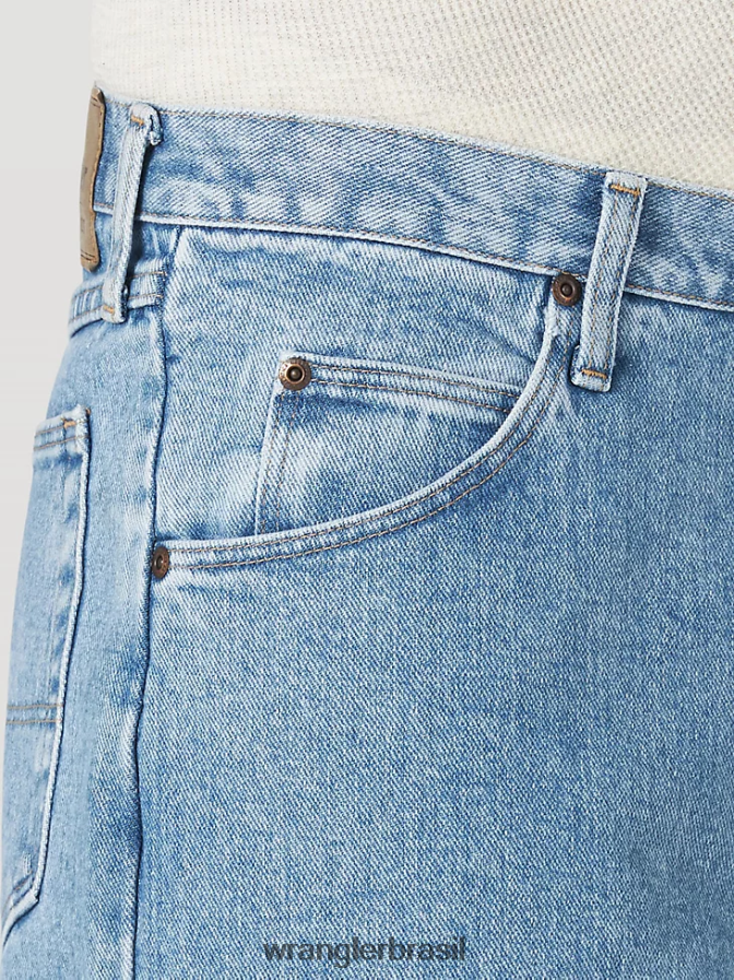 Wrangler calça jeans de algodão autêntica e relaxada lavagem de pedra leve (10zm200ls) homens roupas 00LN6N112