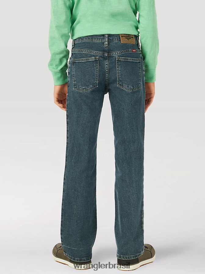 Wrangler calça jeans five star flex bootcut floresta (5wnbwwn) Rapazes roupas 00LN6N959