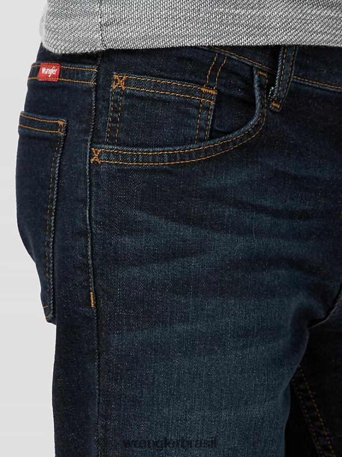 Wrangler calça jeans five star flex bootcut índigo profundo (5wnbwdg) Rapazes roupas 00LN6N958