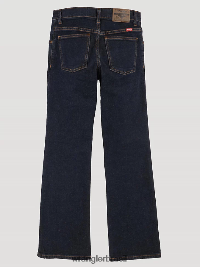 Wrangler calça jeans five star flex bootcut índigo profundo (5wnbwdg) Rapazes roupas 00LN6N958