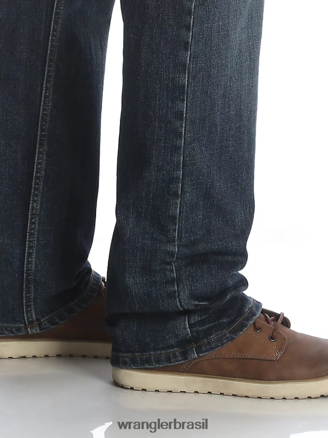 Wrangler calça jeans flex relaxada marinho (mgw15ma) homens roupas 00LN6N172