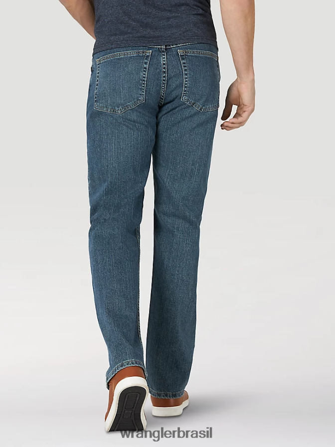 Wrangler calça jeans flex relaxada tonalidade cinza (mgw15gt) homens roupas 00LN6N171