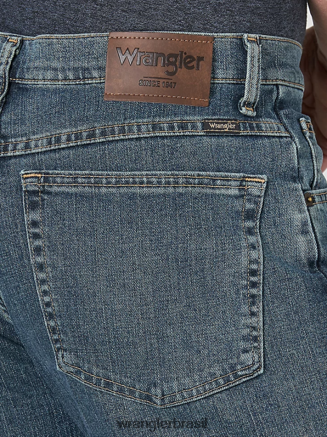 Wrangler calça jeans flex relaxada tonalidade cinza (mgw15gt) homens roupas 00LN6N171