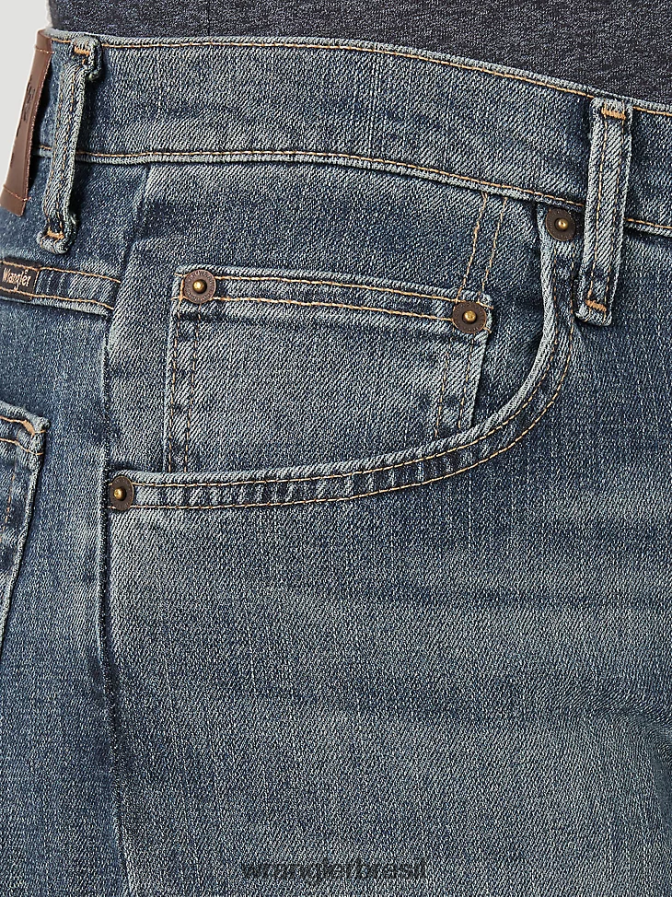 Wrangler calça jeans flex relaxada tonalidade cinza (mgw15gt) homens roupas 00LN6N171