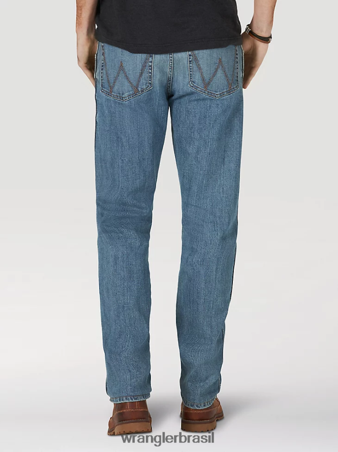 Wrangler calça jeans reta e justa trama (mgw88wf) homens roupas 00LN6N180