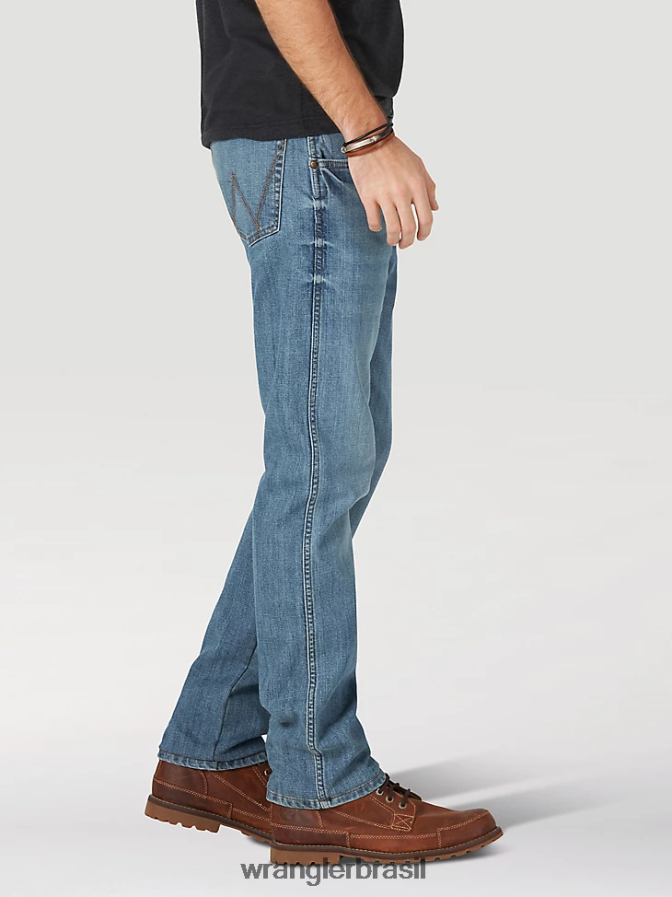 Wrangler calça jeans reta e justa trama (mgw88wf) homens roupas 00LN6N180