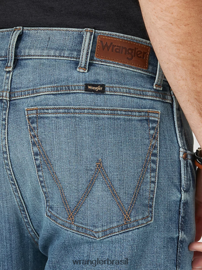 Wrangler calça jeans reta e justa trama (mgw88wf) homens roupas 00LN6N180