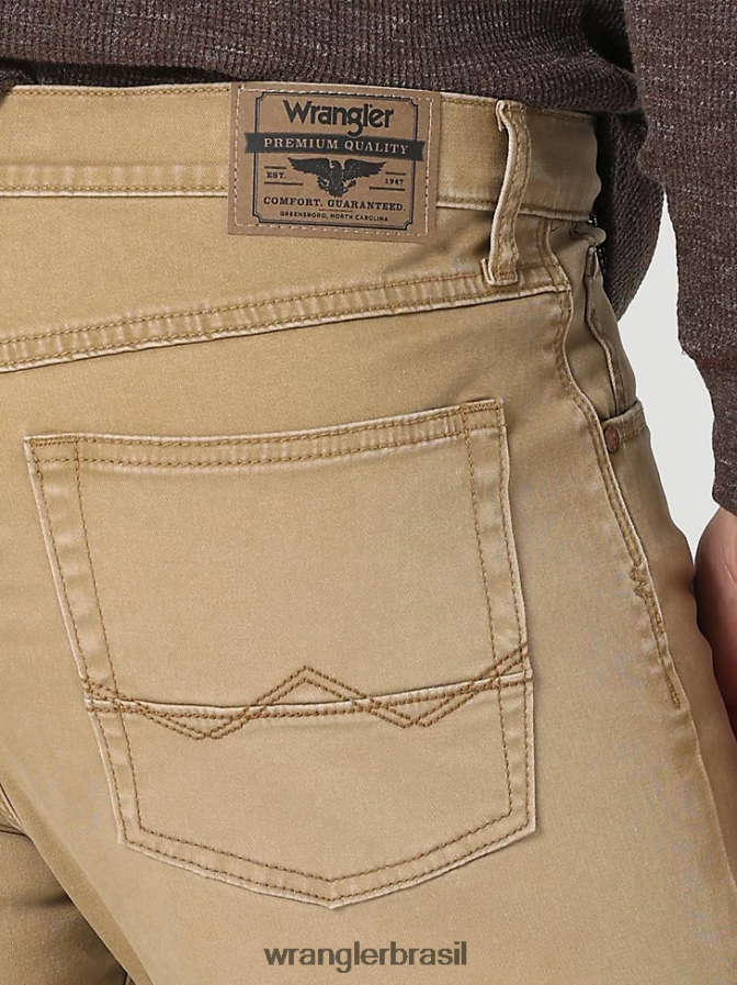 Wrangler calça jeans reta premium cinco estrelas bolota (112325352) homens roupas 00LN6N161