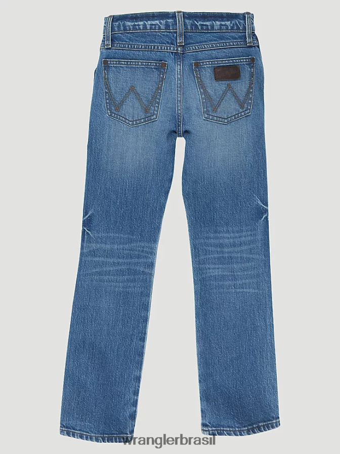 Wrangler calça jeans reta retrô slim acres de diamante (112330400t) Rapazes roupas 00LN6N1068