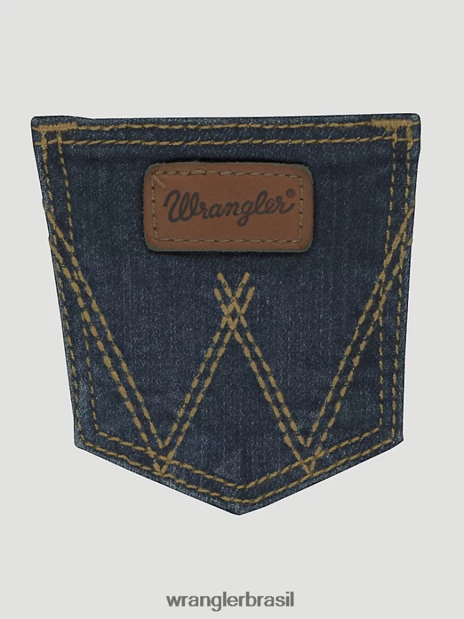 Wrangler calça jeans reta retrô slim bozeman (88bwzbz) Rapazes roupas 00LN6N945