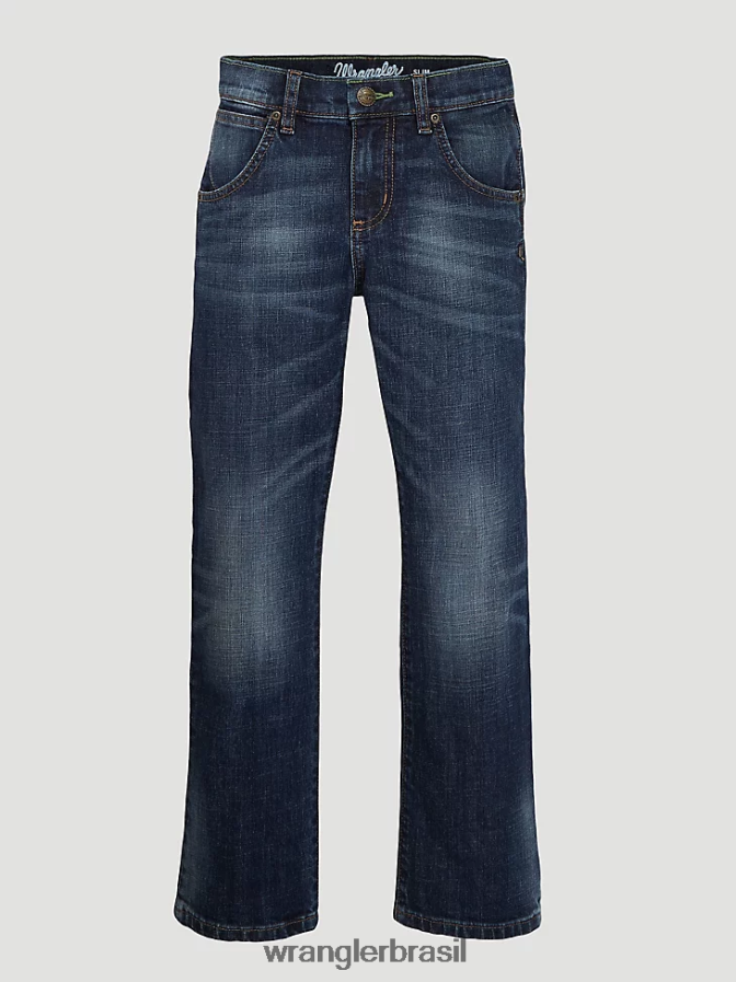 Wrangler calça jeans reta retrô slim bozeman (88bwzbz) Rapazes roupas 00LN6N945