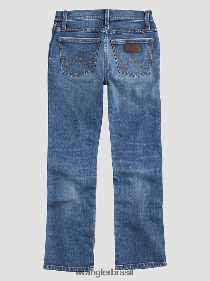 Wrangler calça jeans reta retrô slim ferris (112317818t) Rapazes roupas 00LN6N1061