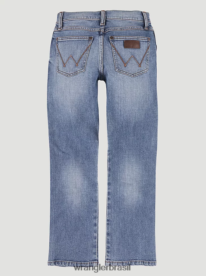 Wrangler calça jeans reta retrô slim pagamento (112314628t) Rapazes roupas 00LN6N1065