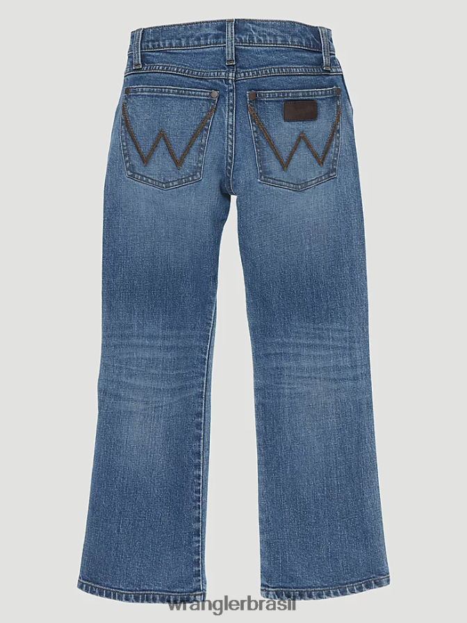 Wrangler calça jeans retrô bootcut céu noturno (jrt20ns) Rapazes roupas 00LN6N973