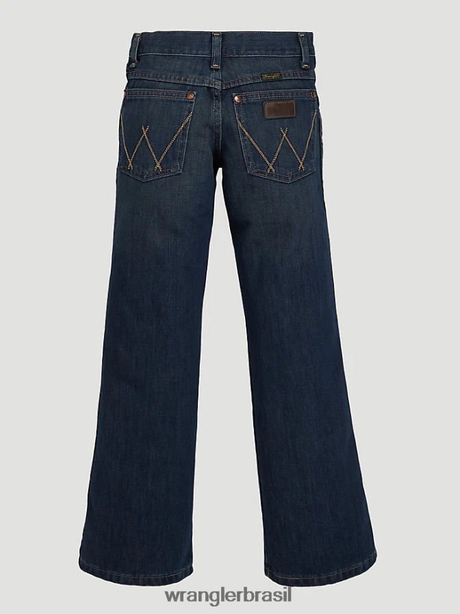 Wrangler calça jeans retrô bootcut céu noturno (jrt20ns) Rapazes roupas 00LN6N973