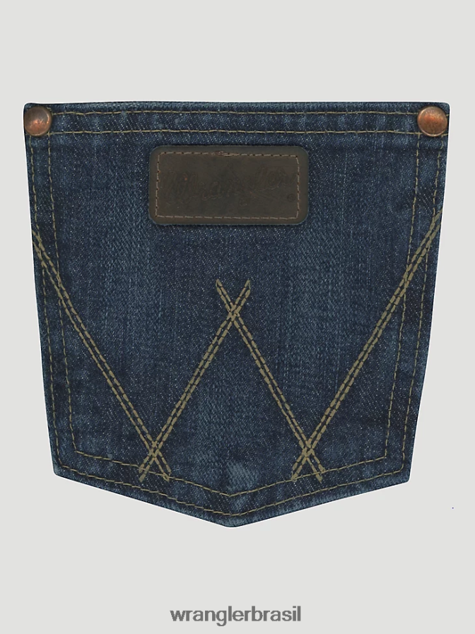 Wrangler calça jeans retrô reta azul do dia a dia (jrt30eb) Rapazes roupas 00LN6N1014