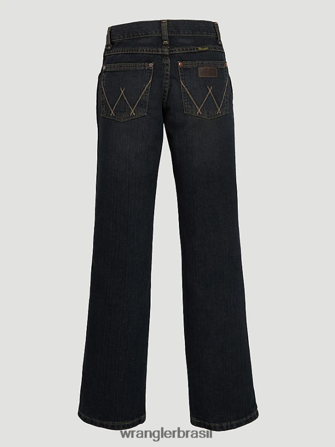 Wrangler calça jeans retrô reta rio rolante (brt30rr) Rapazes roupas 00LN6N1000
