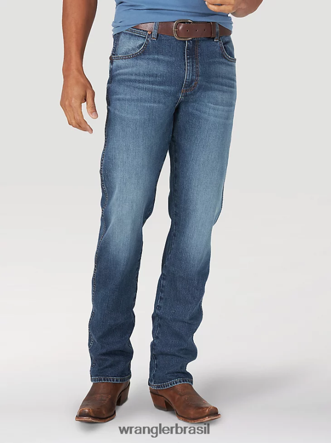 Wrangler calça jeans retrô slim fit com perna reta Cleburn (88mwzcb) homens roupas 00LN6N29
