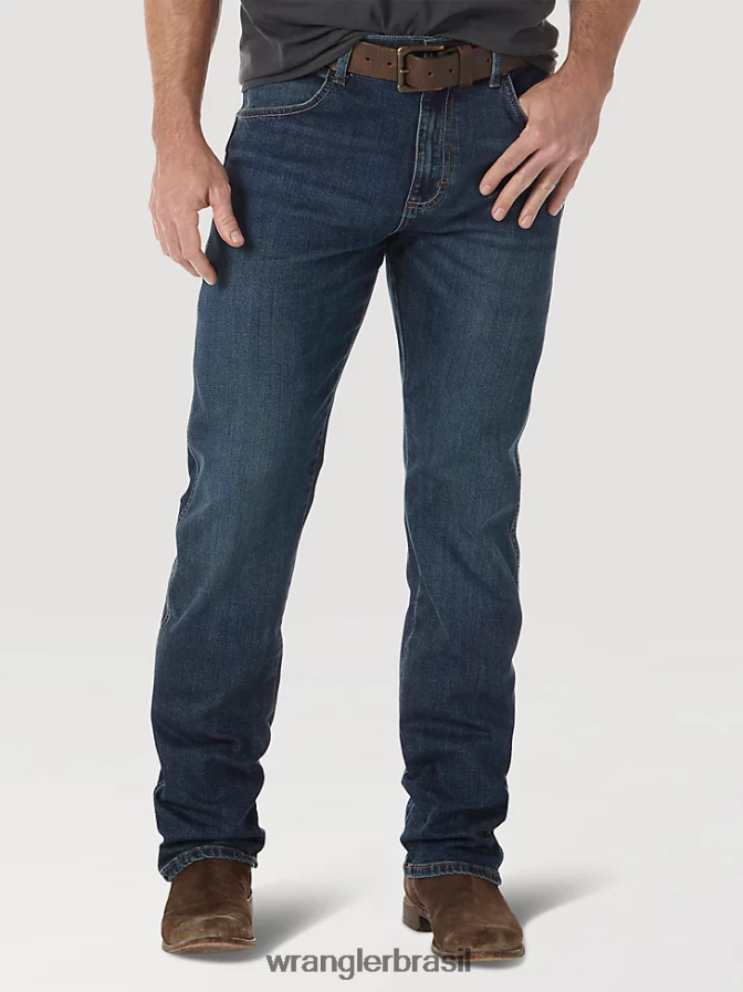 Wrangler calça jeans retrô slim fit com perna reta Portland (88mwzpd) homens roupas 00LN6N22