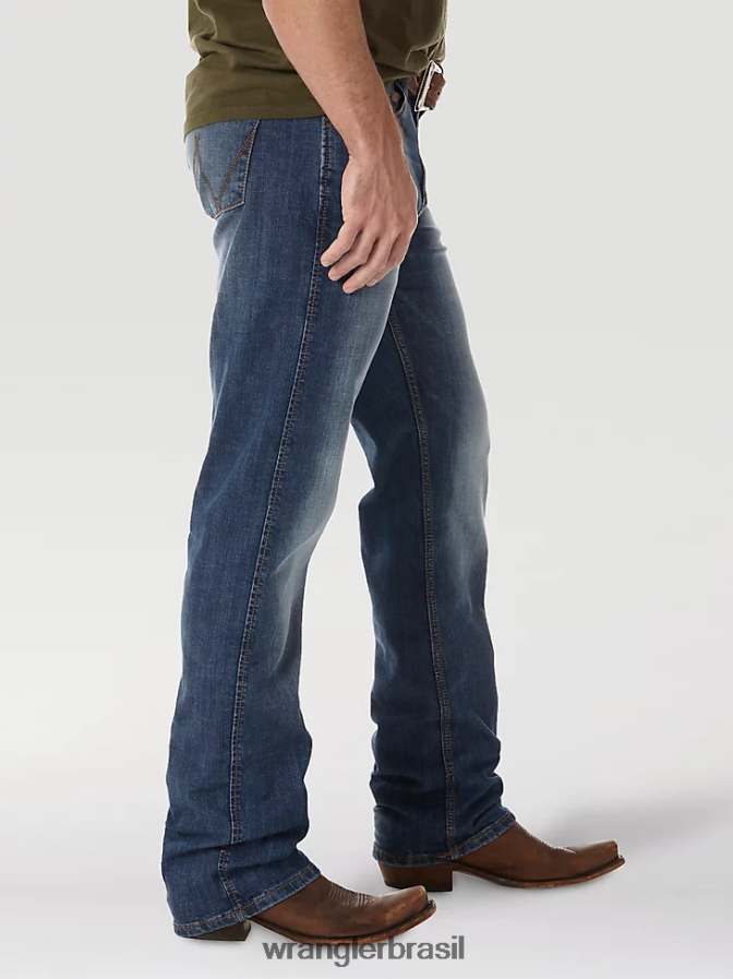 Wrangler calça jeans retrô slim fit com perna reta choupo (wlt88cw) homens roupas 00LN6N34