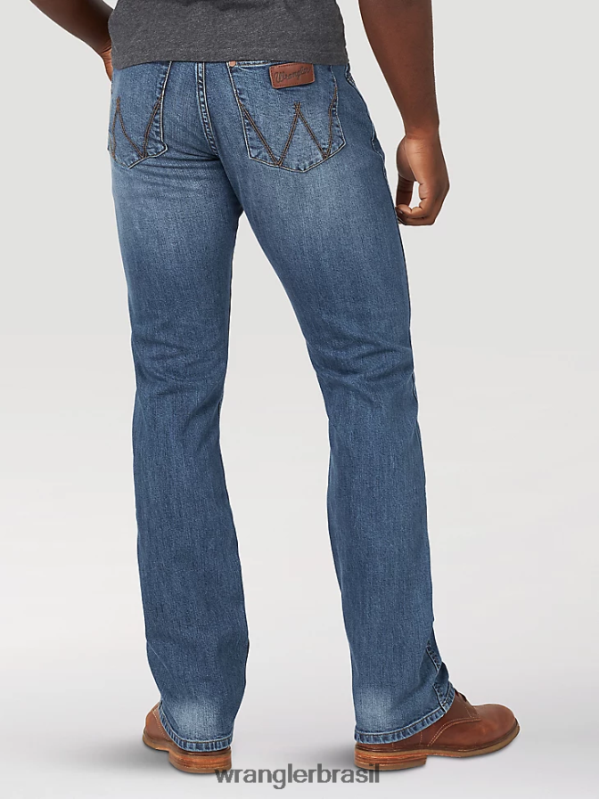 Wrangler calça jeans retrô slim fit com perna reta daniels (88mwzdn) homens roupas 00LN6N35