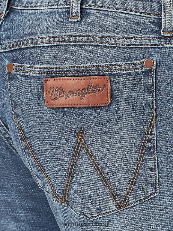 Wrangler calça jeans retrô slim fit com perna reta daniels (88mwzdn) homens roupas 00LN6N35