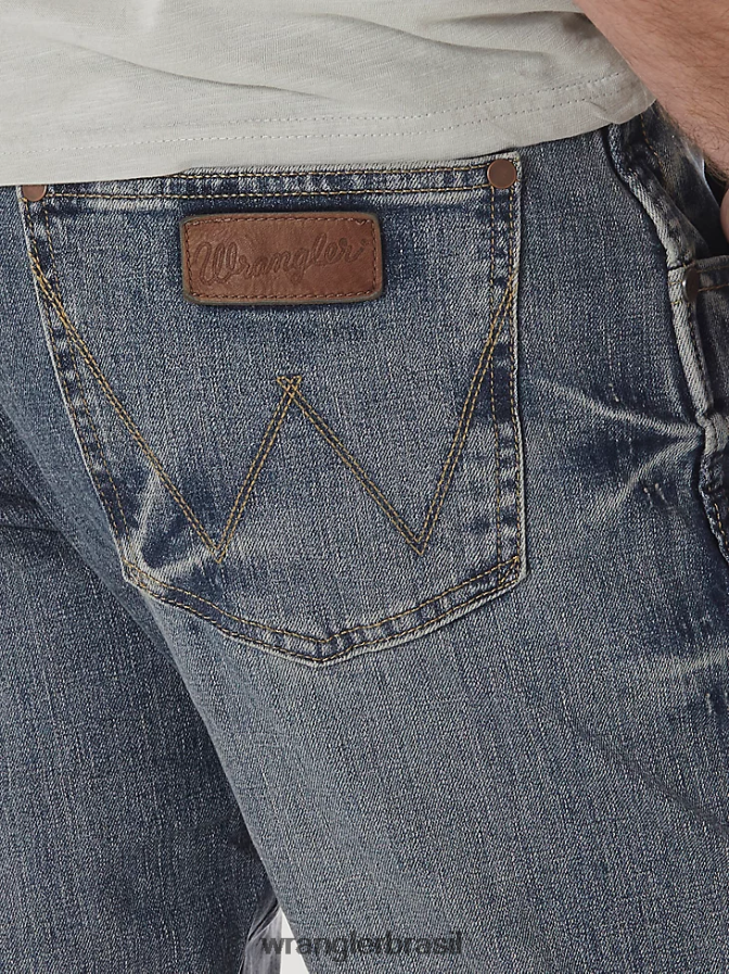 Wrangler calça jeans retrô slim fit greeley (77mwzgl) homens roupas 00LN6N5