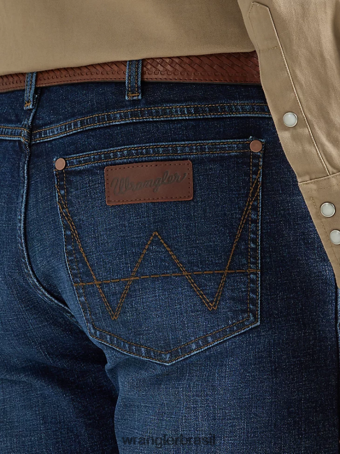 Wrangler calça jeans retrô slim fit holandês (112332505) homens roupas 00LN6N11