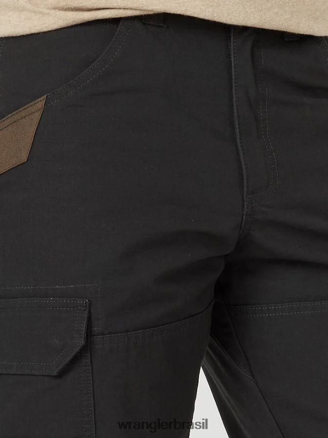 Wrangler calça ranger de trabalho preto (10wmwr1bl) homens roupas 00LN6N681