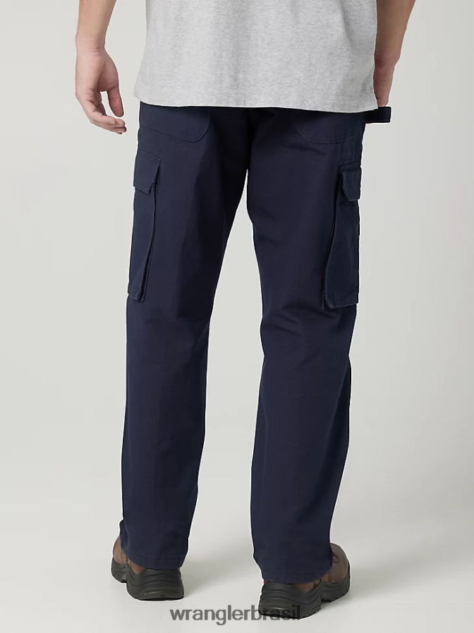 Wrangler calça ranger de trabalho safira escura (112327490) homens roupas 00LN6N683