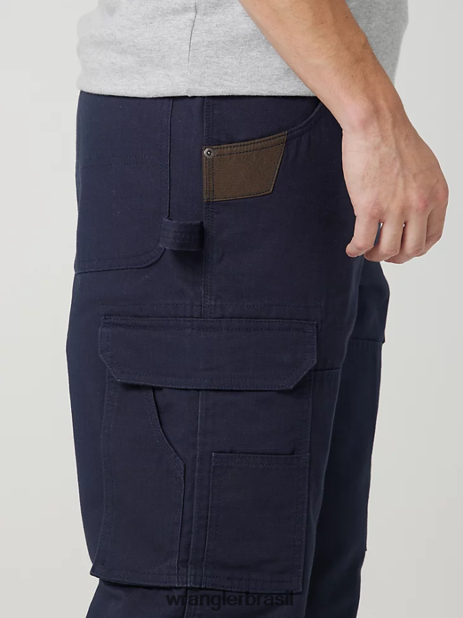 Wrangler calça ranger de trabalho safira escura (112327490) homens roupas 00LN6N683