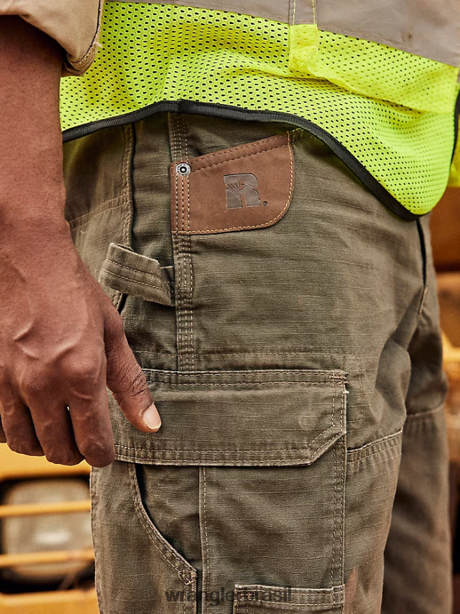 Wrangler calça riggs workwear forrada com ripstop ranger casca (3w065br) homens roupas 00LN6N678