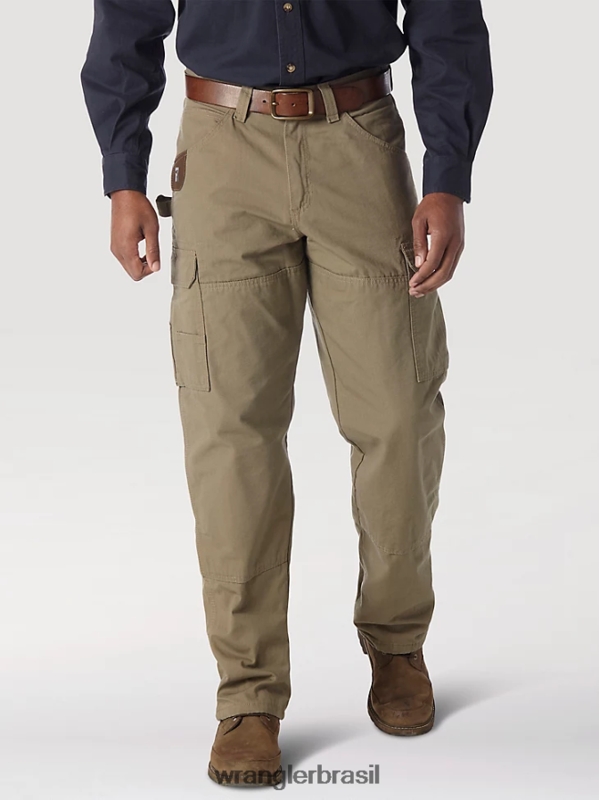 Wrangler calça riggs workwear forrada com ripstop ranger casca (3w065br) homens roupas 00LN6N678