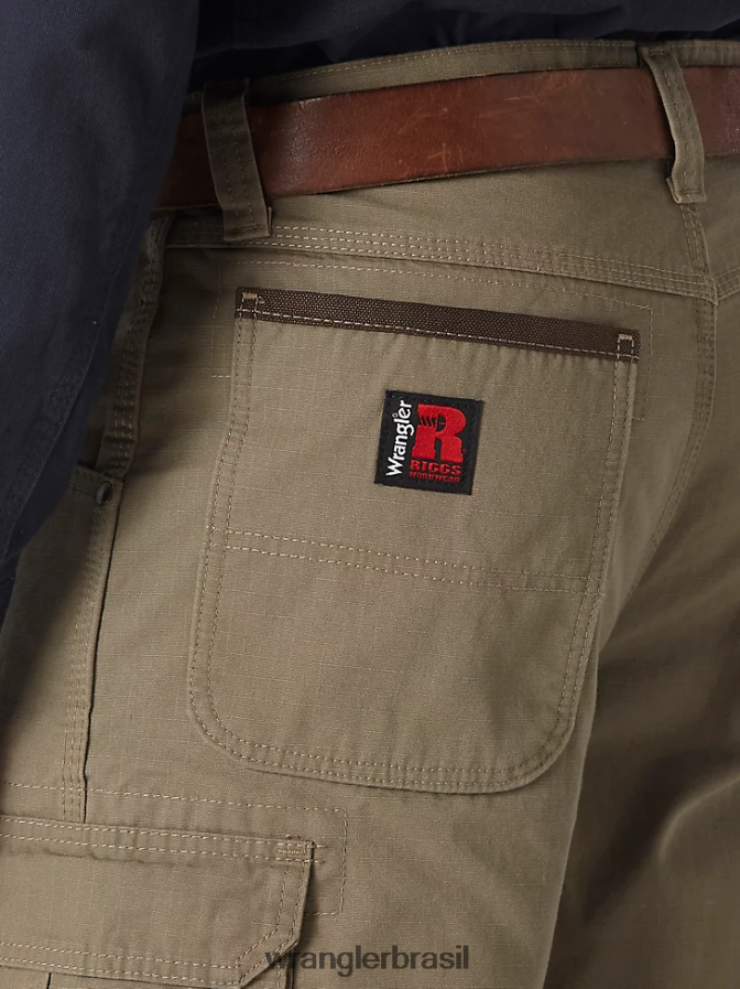 Wrangler calça riggs workwear forrada com ripstop ranger casca (3w065br) homens roupas 00LN6N678