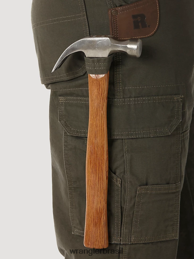 Wrangler calça riggs workwear forrada com ripstop ranger loden (3w065ld) homens roupas 00LN6N680