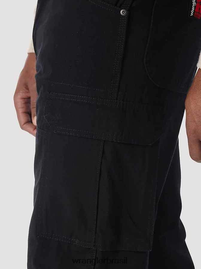 Wrangler calça riggs workwear forrada com ripstop ranger preto (3w065bl) homens roupas 00LN6N679