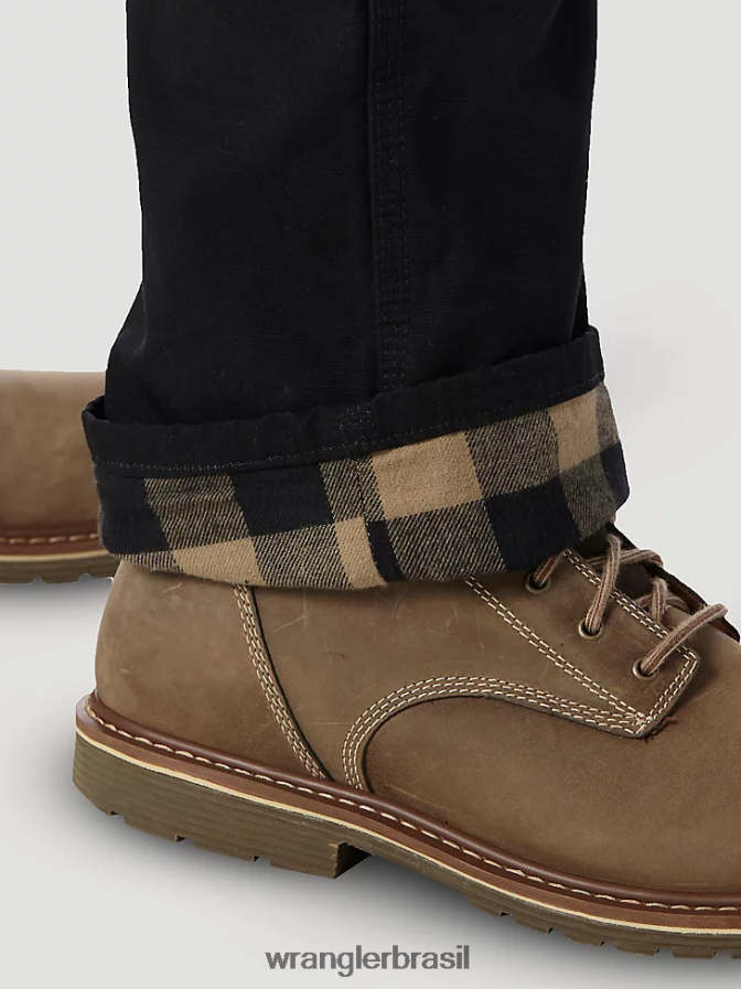 Wrangler calça riggs workwear forrada com ripstop ranger preto (3w065bl) homens roupas 00LN6N679