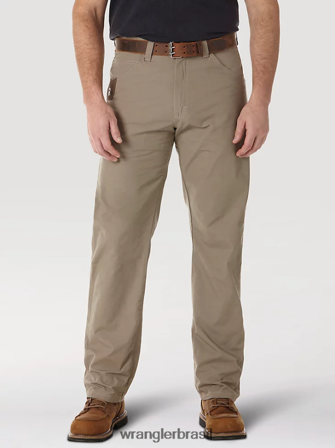 Wrangler calça técnica riggs workwear cáqui escuro (3w045dk) homens roupas 00LN6N660