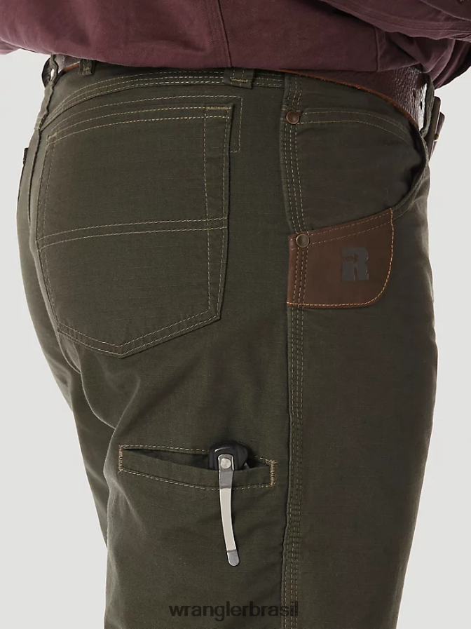 Wrangler calça técnica riggs workwear loden (3w045ld) homens roupas 00LN6N661