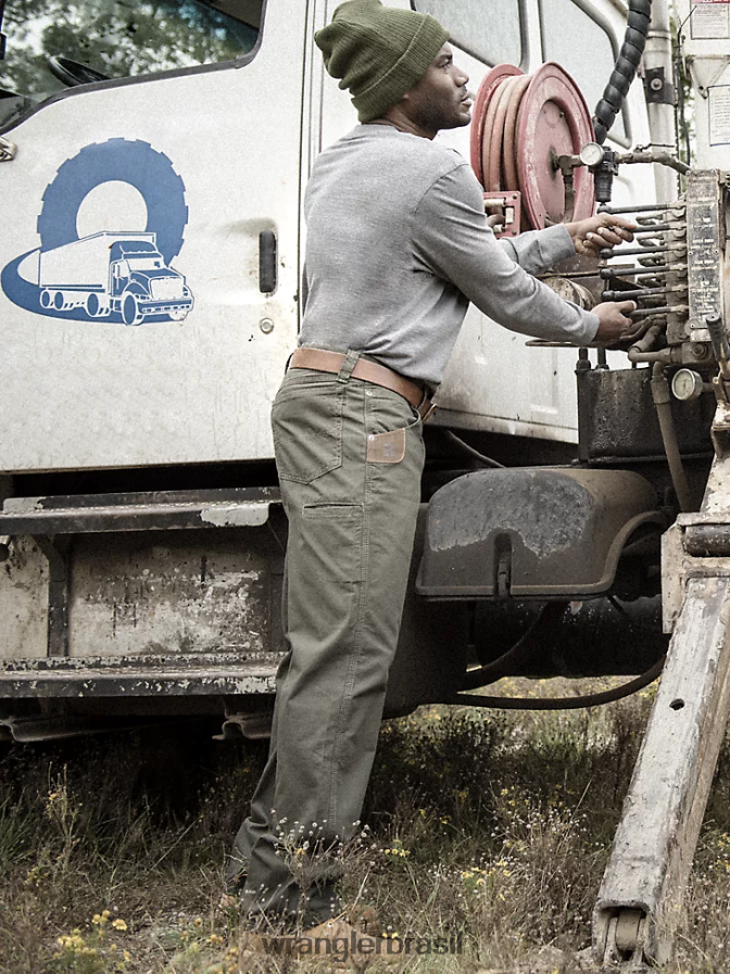 Wrangler calça técnica riggs workwear loden (3w045ld) homens roupas 00LN6N661