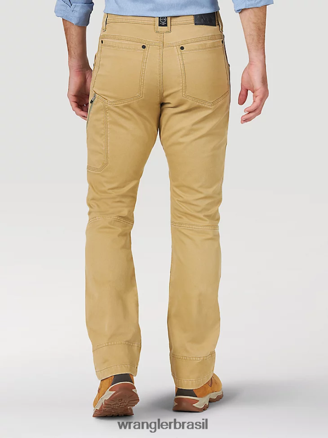 Wrangler calça utilitária reforçada atg alga marinha (ns857kl) homens roupas 00LN6N623
