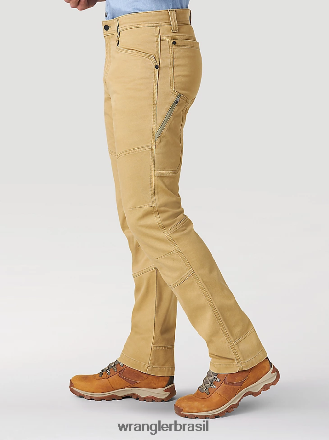 Wrangler calça utilitária reforçada atg alga marinha (ns857kl) homens roupas 00LN6N623