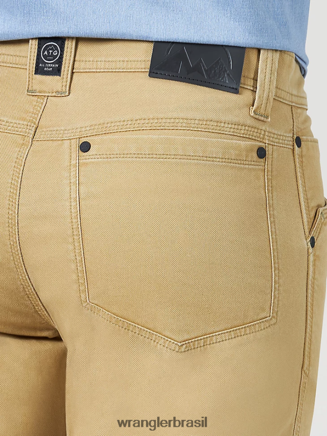 Wrangler calça utilitária reforçada atg alga marinha (ns857kl) homens roupas 00LN6N623
