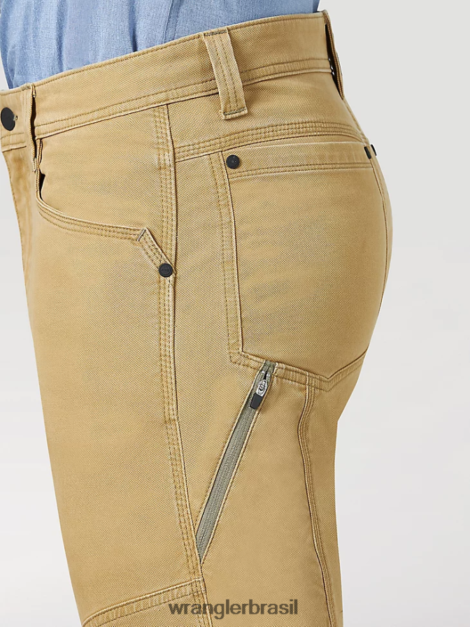 Wrangler calça utilitária reforçada atg alga marinha (ns857kl) homens roupas 00LN6N623