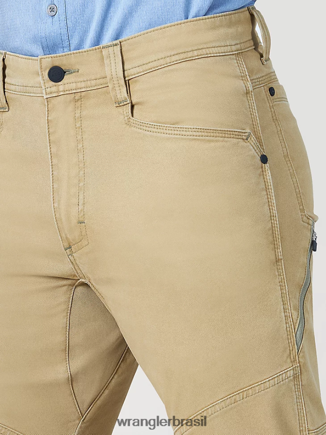 Wrangler calça utilitária reforçada atg alga marinha (ns857kl) homens roupas 00LN6N623