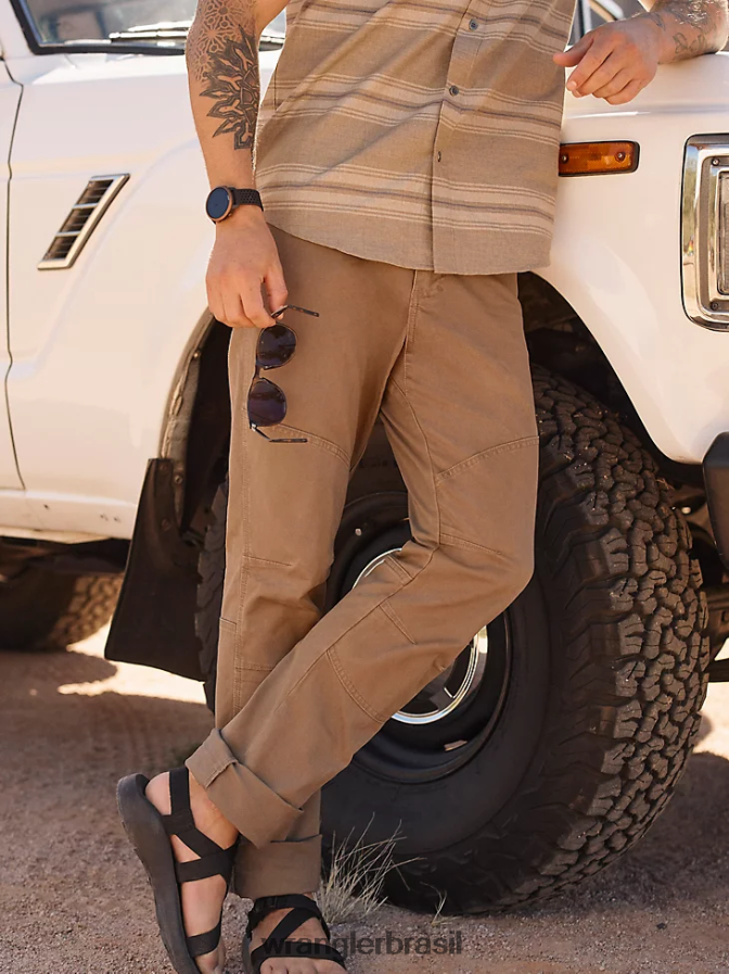 Wrangler calça utilitária reforçada atg morel (ns857mr) homens roupas 00LN6N646